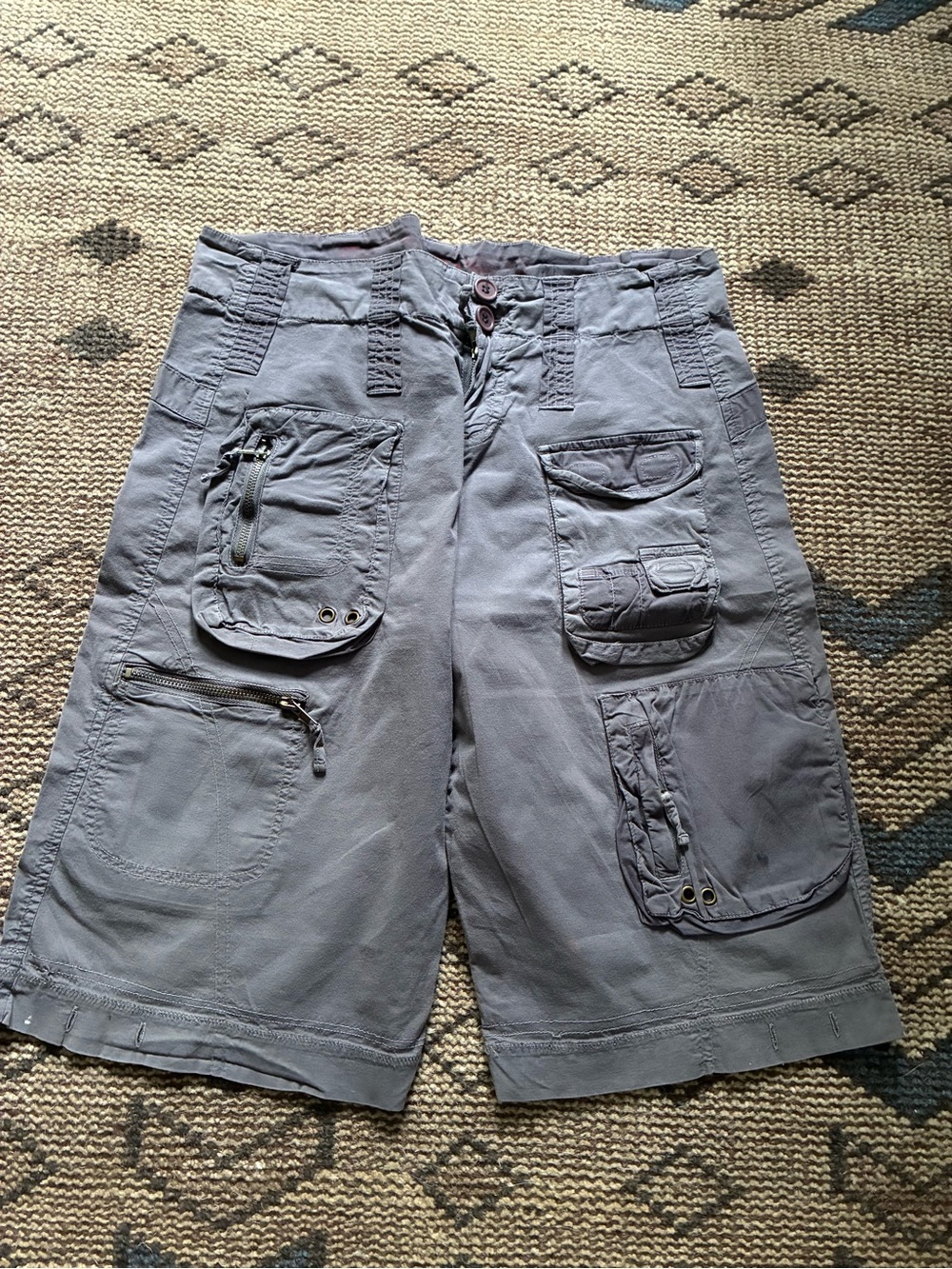 Pete and Greta Cargo Shorts with Multi-Pocket Utility Style